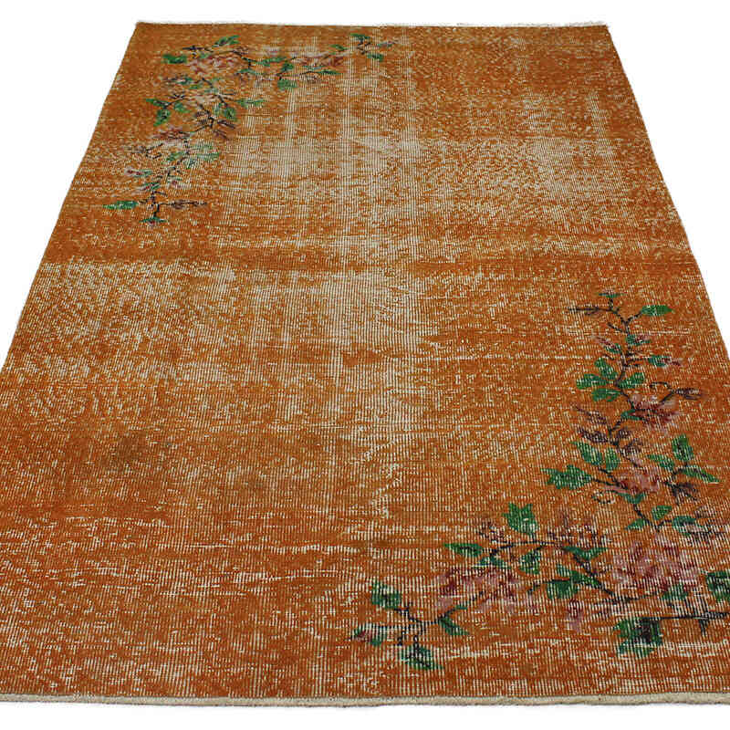 Vintage Turkish Hand-Knotted Rug - 3' 10" x 6' 5" (46" x 77") - K0076820