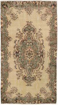 El Dokuma Vintage Halı - 112 cm x 208 cm
