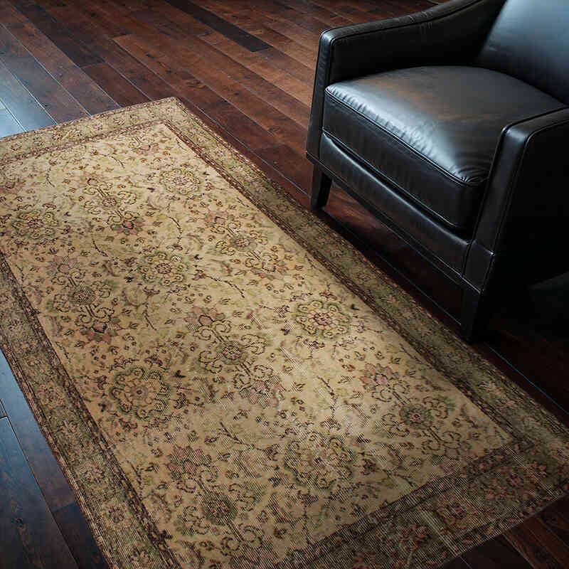 El Dokuma Vintage Halı - 115 cm x 200 cm - K0076823