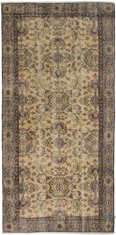 El Dokuma Vintage Halı - 90 cm x 185 cm