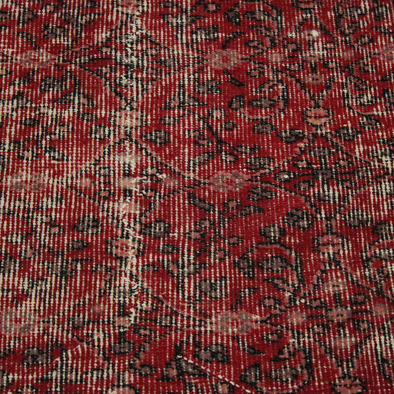 Alfombra Vintage Turca Anudada a Mano - 114 cm x 202 cm - K0076825