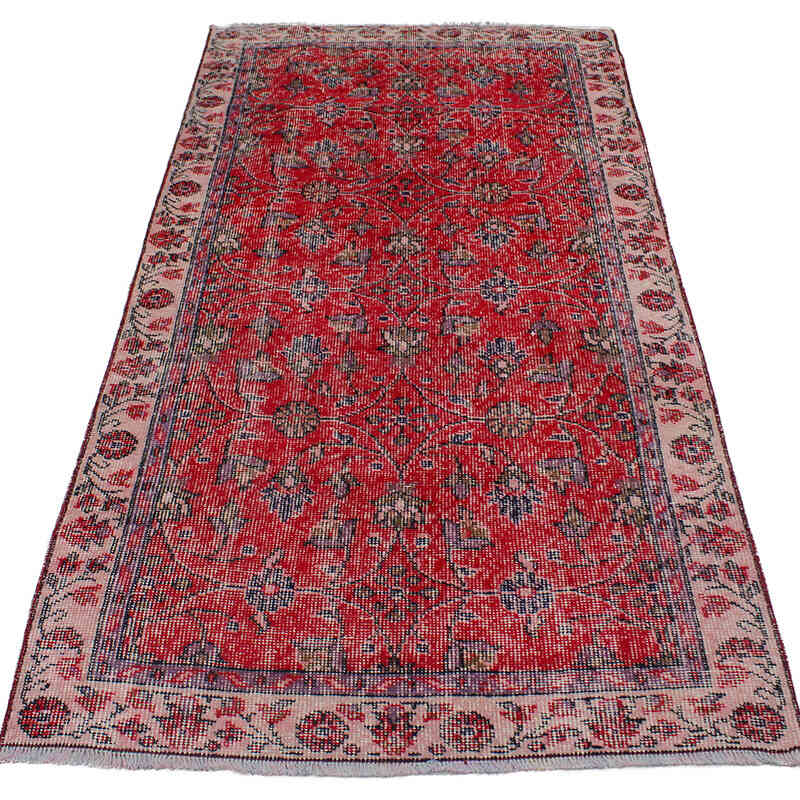 Vintage Turkish Hand-Knotted Rug - 3' 2" x 6' 8" (38" x 80") - K0076827