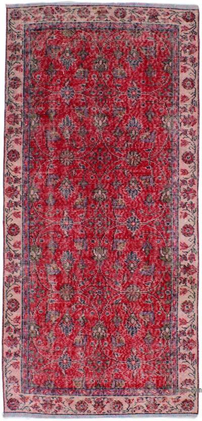 El Dokuma Vintage Halı - 96 cm x 202 cm