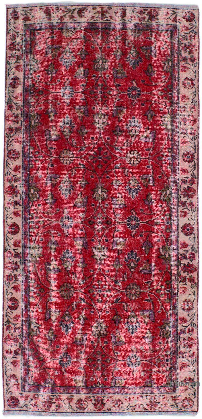 Vintage Turkish Hand-Knotted Rug - 3' 2" x 6' 8" (38" x 80") - K0076827
