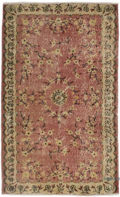 Vintage Turkish Hand-Knotted Rug - 3' 10" x 6' 4" (46" x 76")