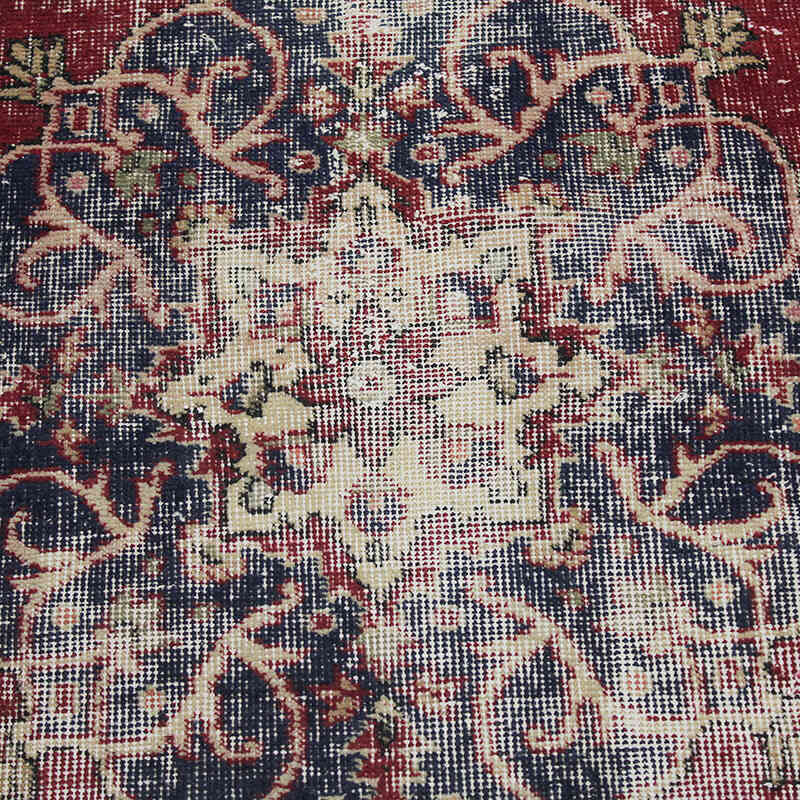 Alfombra Vintage Turca Anudada a Mano - 85 cm x 213 cm - K0076830