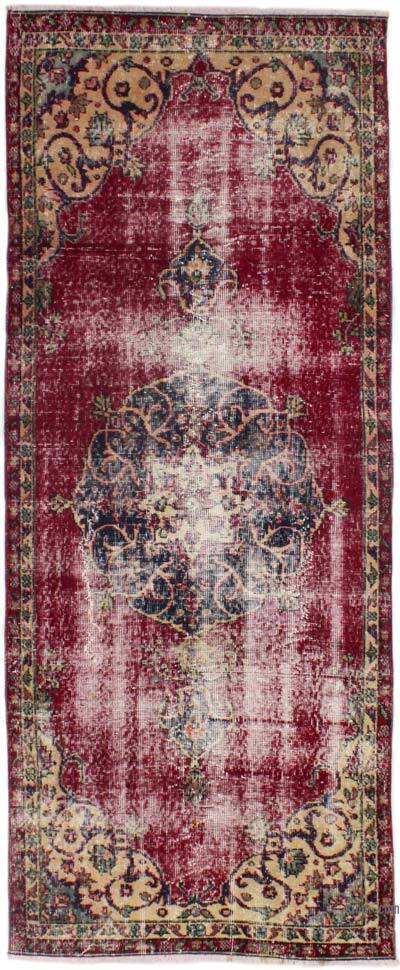 El Dokuma Vintage Halı - 85 cm x 213 cm