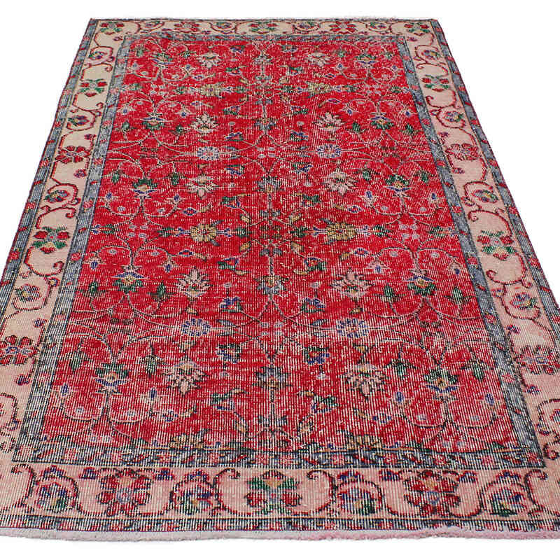 Vintage Turkish Hand-Knotted Rug - 3' 9" x 6' 8" (45" x 80") - K0076831