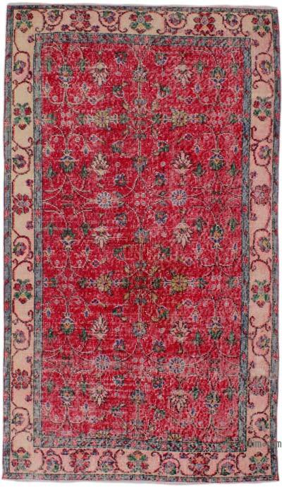 Alfombra Vintage Turca Anudada a Mano - 114 cm x 204 cm