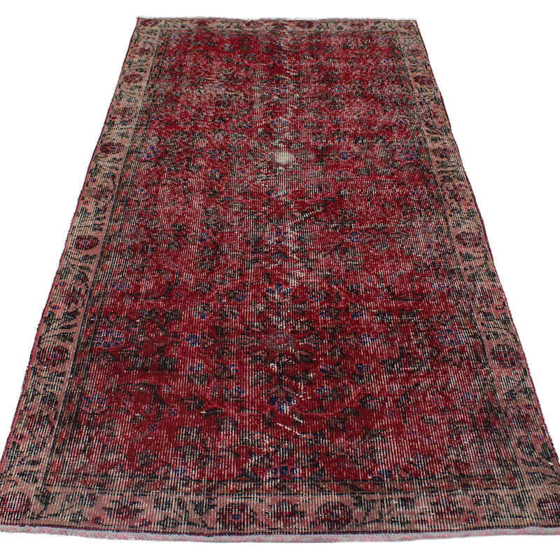 Alfombra Vintage Turca Anudada a Mano - 92 cm x 193 cm - K0076832