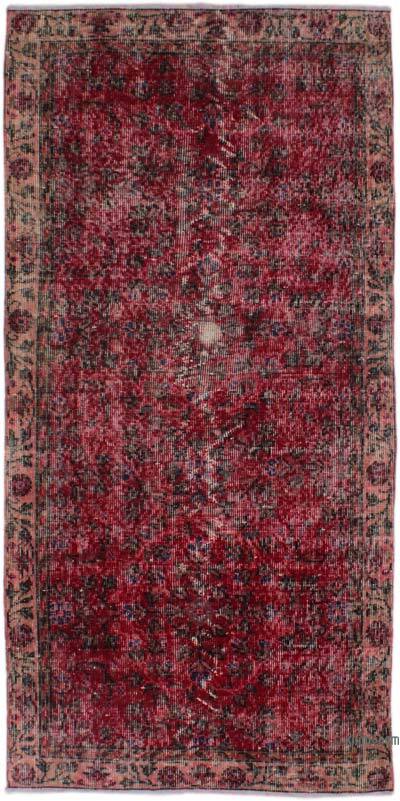 Alfombra Vintage Turca Anudada a Mano - 92 cm x 193 cm