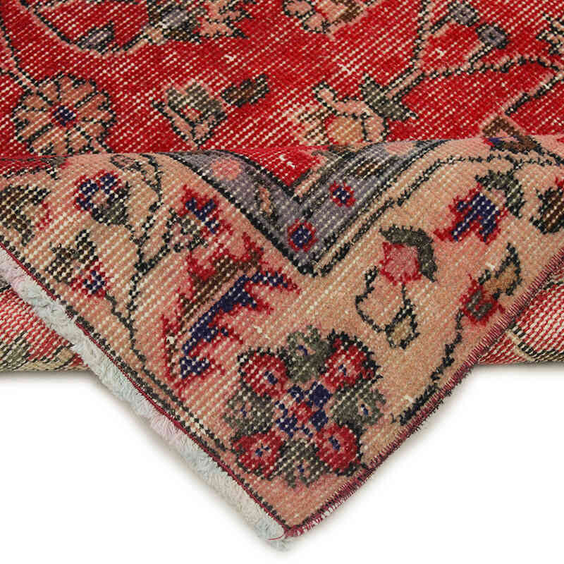 Alfombra Vintage Turca Anudada a Mano - 88 cm x 202 cm - K0076836