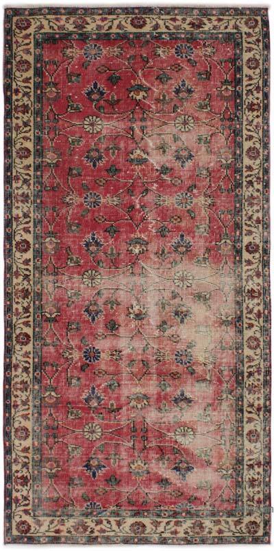 Vintage Turkish Hand-Knotted Rug - 3' 2" x 6' 6" (38" x 78")