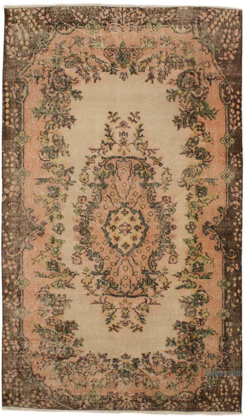 El Dokuma Vintage Halı - 116 cm x 198 cm - K0076846