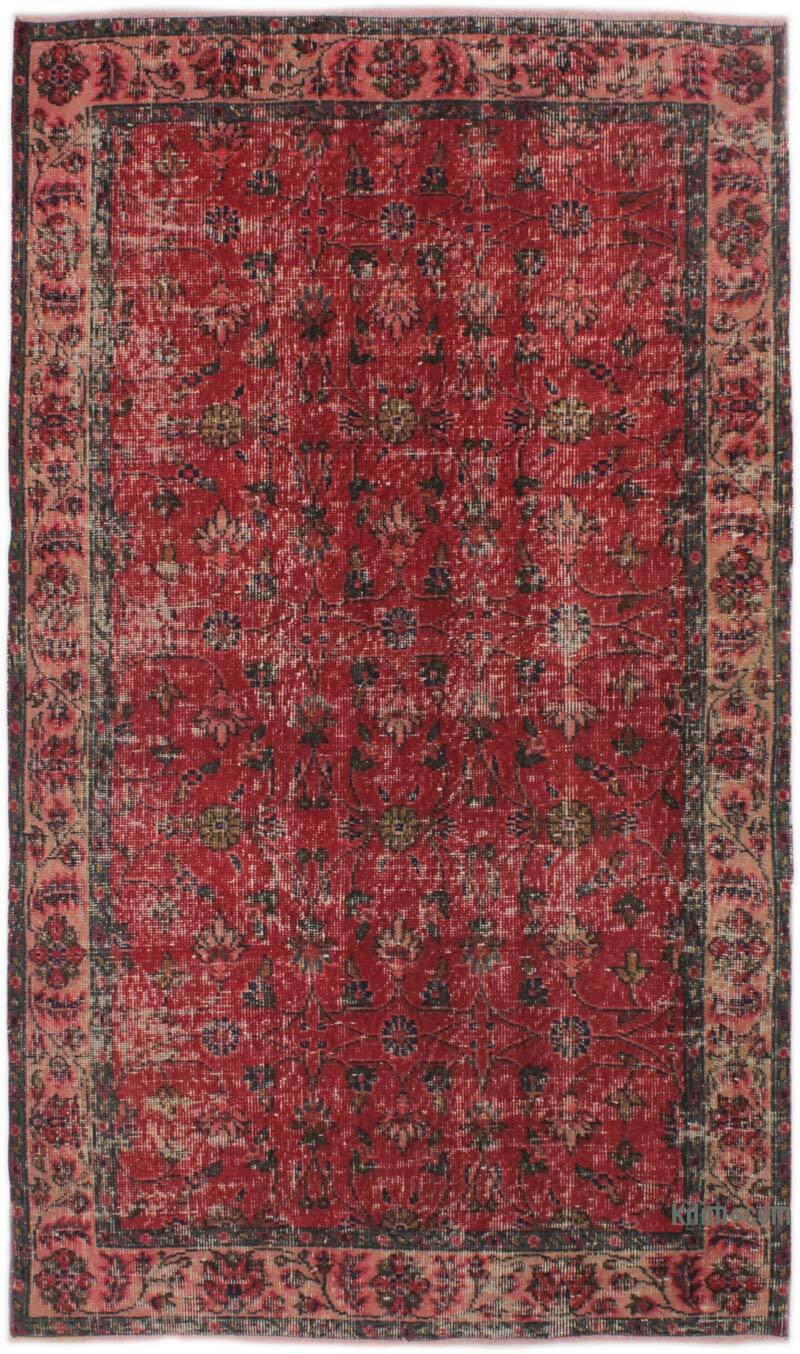 El Dokuma Vintage Halı - 115 cm x 197 cm - K0076852
