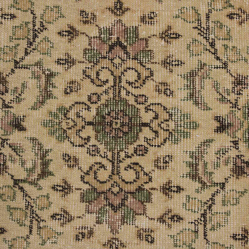 Alfombra Vintage Turca Anudada a Mano - 95 cm x 204 cm - K0076853
