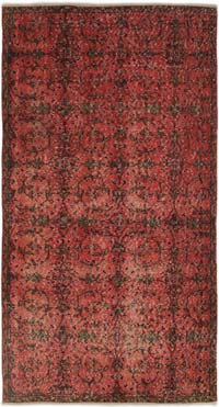Vintage Turkish Hand-Knotted Rug - 3' 11" x 7' 3" (47" x 87")