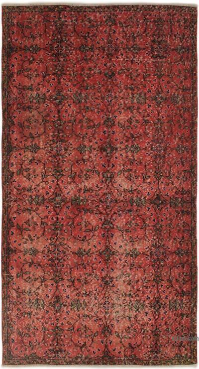 El Dokuma Vintage Halı - 120 cm x 222 cm
