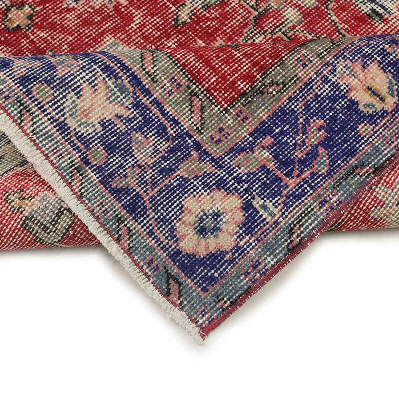 Alfombra Vintage Turca Anudada a Mano - 118 cm x 197 cm - K0076858