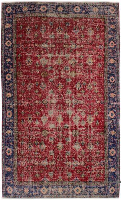 Alfombra Vintage Turca Anudada a Mano - 118 cm x 197 cm
