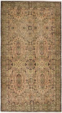 Vintage Turkish Hand-Knotted Rug - 3' 8" x 6' 8" (44" x 80")