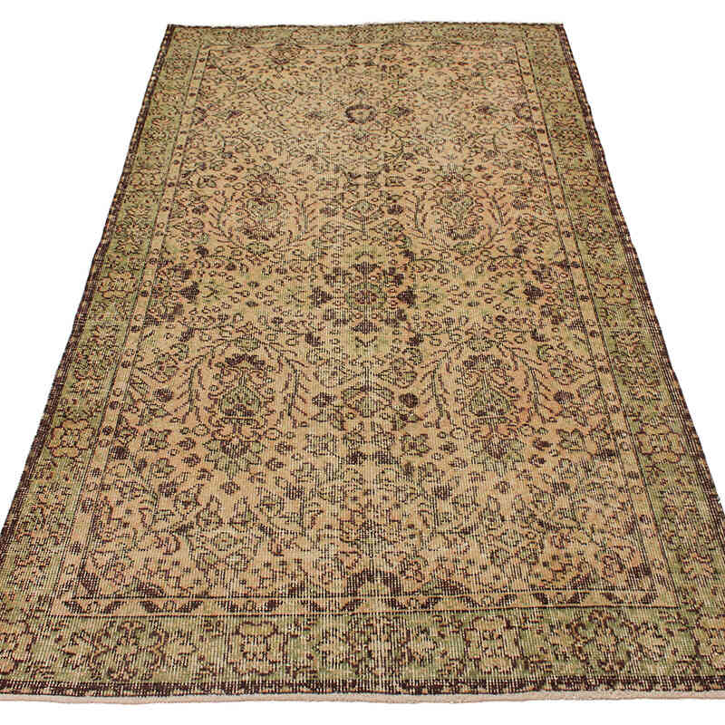 El Dokuma Vintage Halı - 111 cm x 204 cm - K0076859