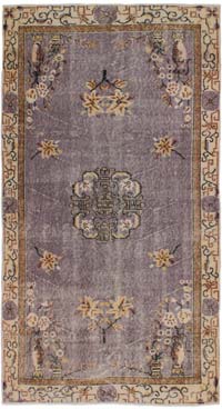 El Dokuma Vintage Halı - 108 cm x 198 cm