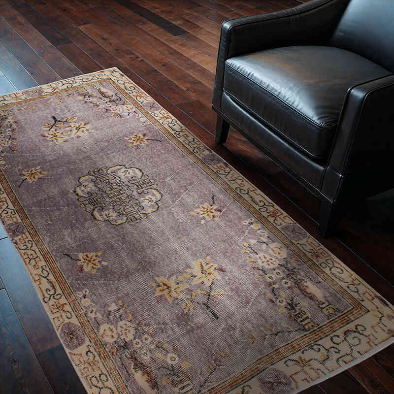 El Dokuma Vintage Halı - 108 cm x 198 cm - K0076860