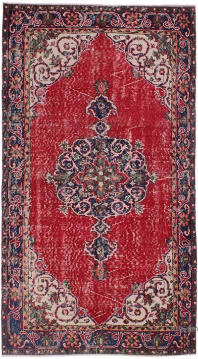 Vintage Turkish Hand-Knotted Rug - 3' 8" x 6' 9" (44" x 81")