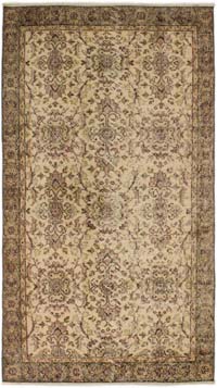 Vintage Turkish Hand-Knotted Rug - 3' 7" x 6' 8" (43" x 80")