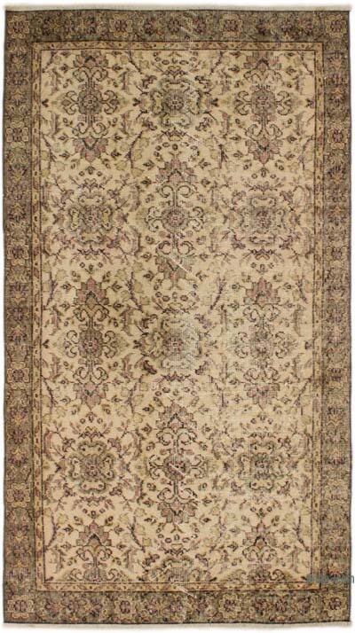 El Dokuma Vintage Halı - 110 cm x 202 cm