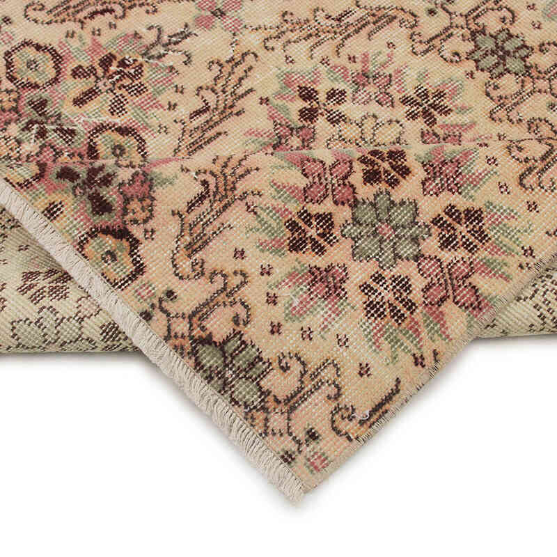 Alfombra Vintage Turca Anudada a Mano - 114 cm x 203 cm - K0076868