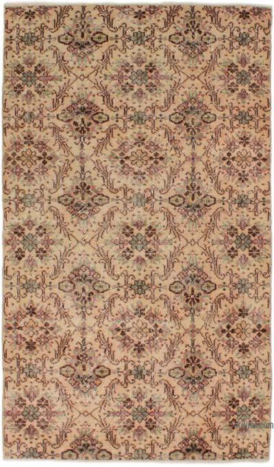 Alfombra Vintage Turca Anudada a Mano - 114 cm x 203 cm