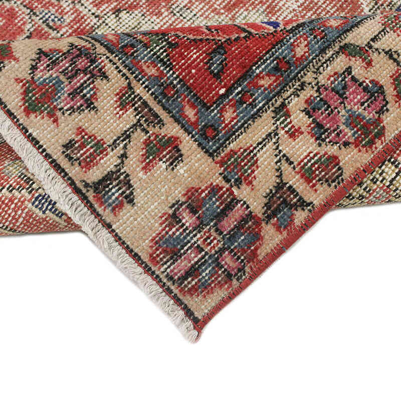 El Dokuma Vintage Halı - 90 cm x 188 cm - K0076870