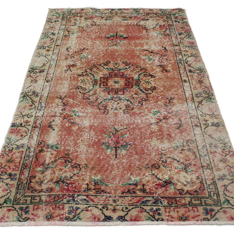 Vintage Turkish Hand-Knotted Rug - 3' 5" x 6' 1" (41" x 73") - K0076872