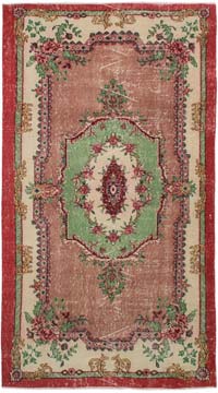 Vintage Turkish Hand-Knotted Rug - 3' 8" x 6' 8" (44" x 80")