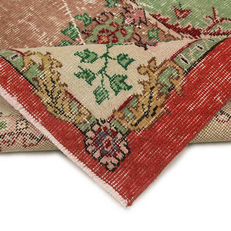 Alfombra Vintage Turca Anudada a Mano - 112 cm x 204 cm - K0076873