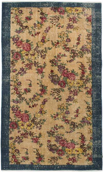 Alfombra Vintage Turca Anudada a Mano - 114 cm x 192 cm