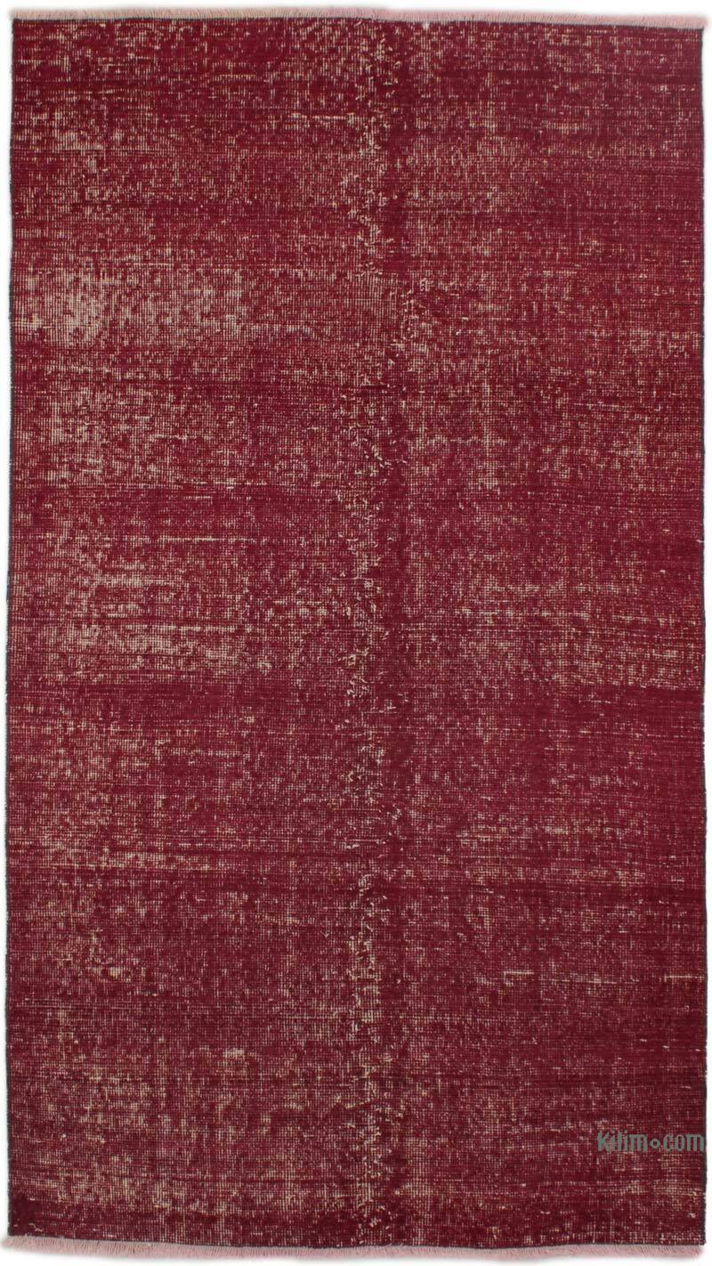 Alfombra Turca Vintage Sobre-teñida - 108 cm x 194 cm - K0076876