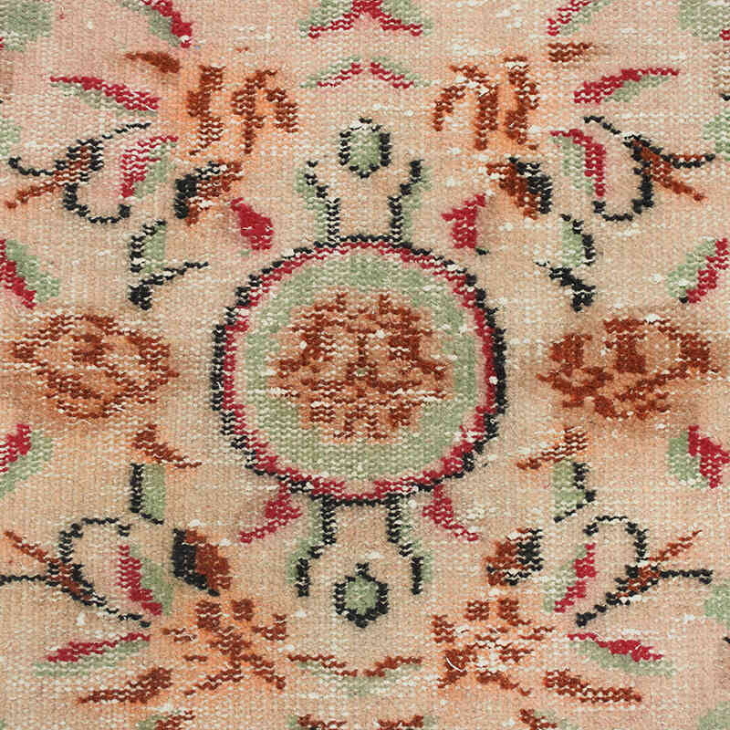 El Dokuma Vintage Halı - 106 cm x 220 cm - K0076877