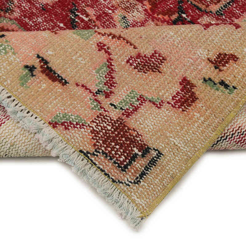 El Dokuma Vintage Halı - 106 cm x 220 cm - K0076877