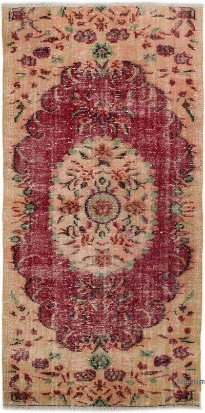 Alfombra Vintage Turca Anudada a Mano - 106 cm x 220 cm