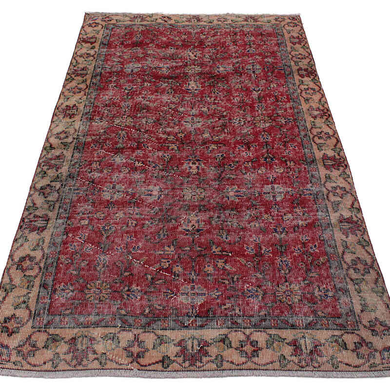 Vintage Turkish Hand-Knotted Rug - 3' 7" x 6' 8" (43" x 80") - K0076878