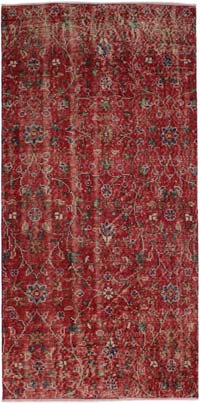 Alfombra Vintage Turca Anudada a Mano - 91 cm x 187 cm