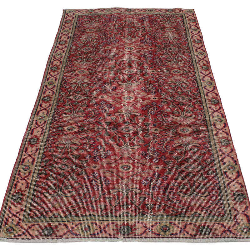 Vintage Turkish Hand-Knotted Rug - 3' 2" x 6' 1" (38" x 73") - K0076884