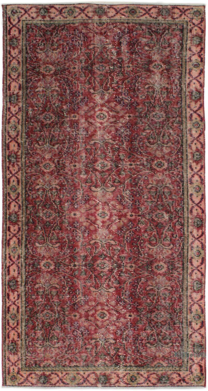 Vintage Turkish Hand-Knotted Rug - 3' 2" x 6' 1" (38" x 73") - K0076884
