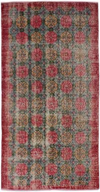 Vintage Turkish Hand-Knotted Rug - 3' 6" x 6' 9" (42" x 81")