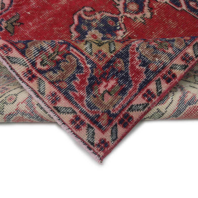 El Dokuma Vintage Halı - 114 cm x 203 cm - K0076891