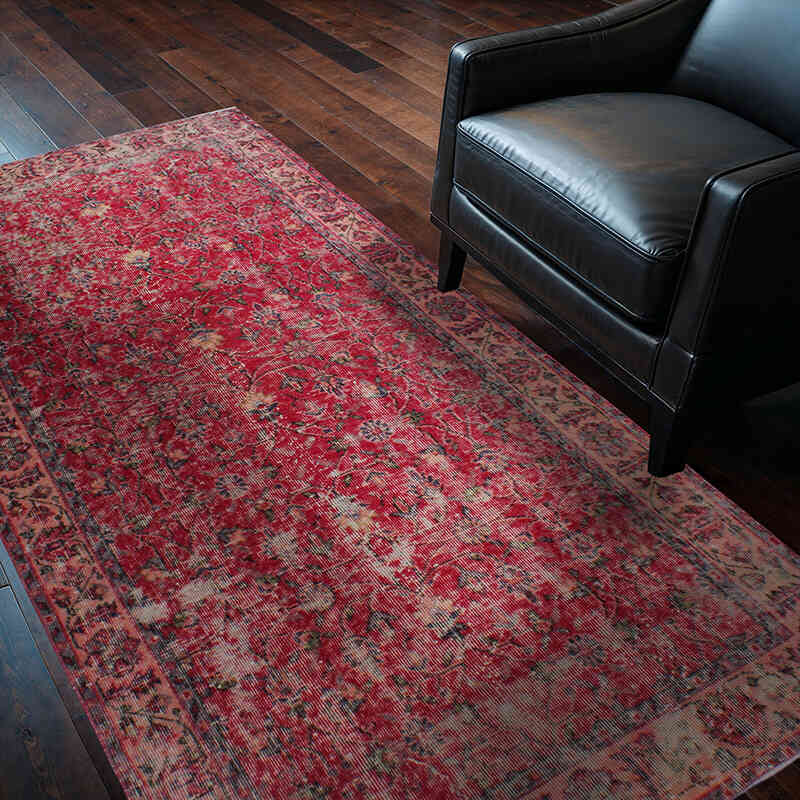Vintage Turkish Hand-Knotted Rug - 3' 10" x 6' 9" (46" x 81") - K0076893