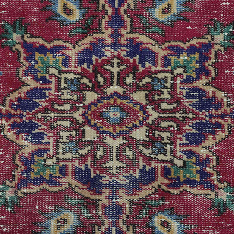 El Dokuma Vintage Halı - 102 cm x 160 cm - K0076895